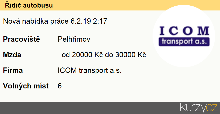 Volná místa icom